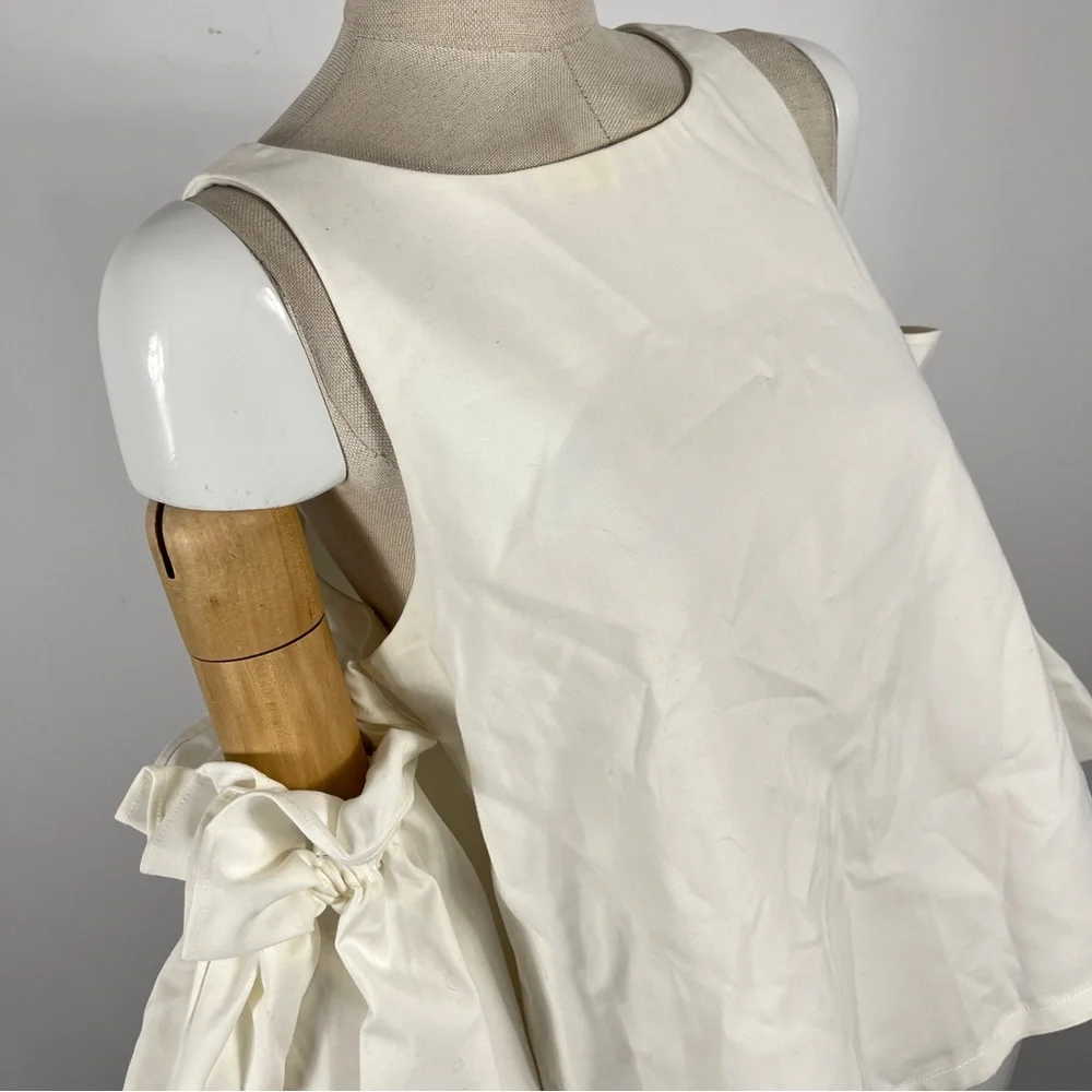 ANNEX A cold shoulder bell sleeve ruffled top blouse - Picture 2 of 11